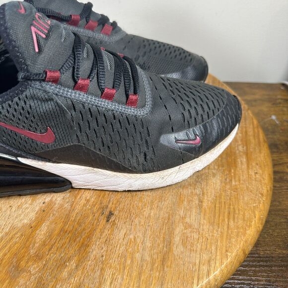 Nike Air Max 270 Anthracite Team Red Black Men\'s Size 8 Shoe‎ DZ4402-001